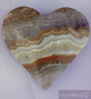 Agate Amethyst Hearts