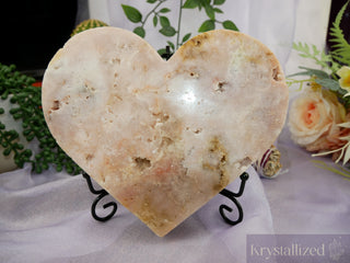 Pink Amethyst Heart