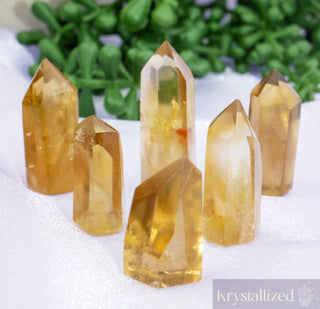 Citrine Points - A Grade