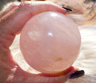 Rose Quartz Spheres