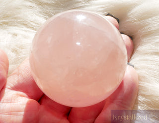 Rose Quartz Spheres
